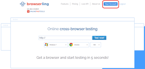 На этом изображении показано, как пользоваться browserling